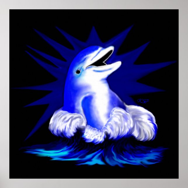 Affiches Lachender Delfin (Devant)