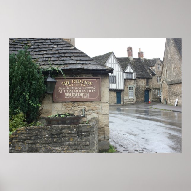 Affiches Lacock, Wiltshire, UK (Devant)