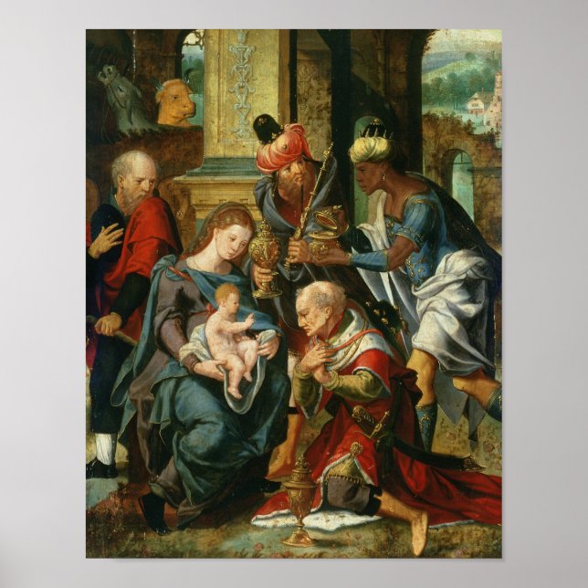 Affiches L'Adoration des Mages, 1530 (Devant)