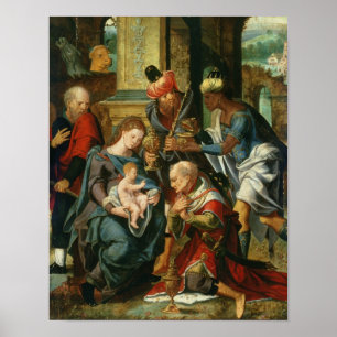 Affiches L'adoration des Magi, 1530