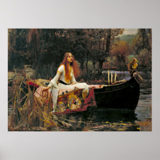 Affiches Lady Shalott 1888