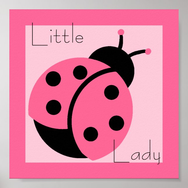 Affiches Ladybug "Little Lady" Print (Devant)
