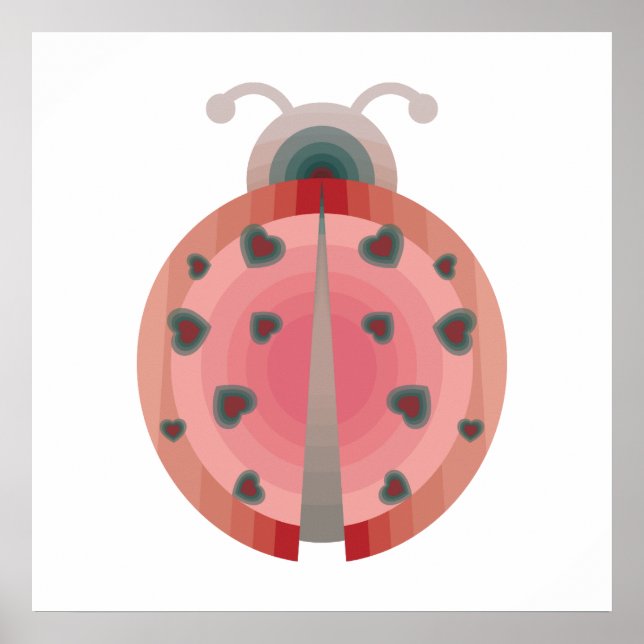 Affiches ladybug love (Devant)
