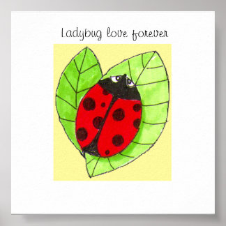 Affiches Ladybug Love Forever