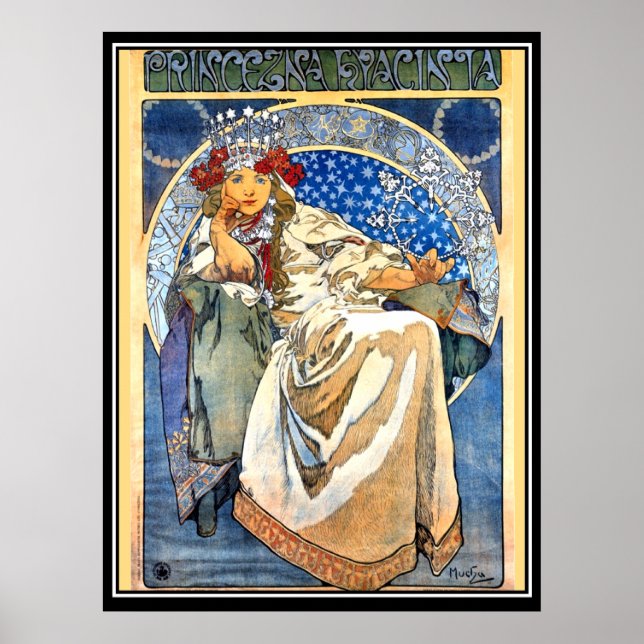 Affiches L'affiche de la princesse Alphonse Mucha (Devant)