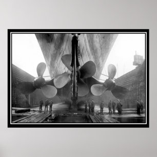 Affiches L'affiche de la série Titanic Propellers Titanic