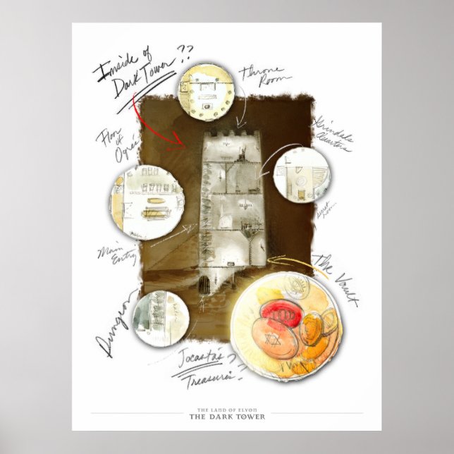 Affiches L'affiche de la tour sombre (Devant)