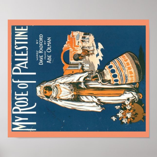 Affiches L'affiche de mon Rose de la Palestine (Devant)