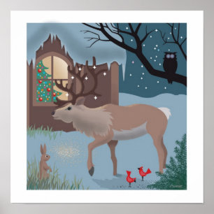 Affiches L'affiche de Reindeer