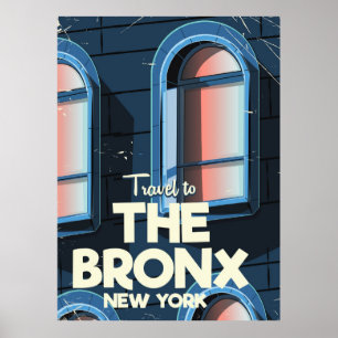 Affiches L'affiche de voyage du Bronx New York City