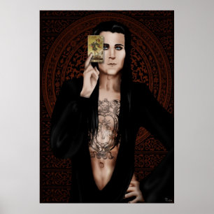 Affiches l'affiche d'imbécile