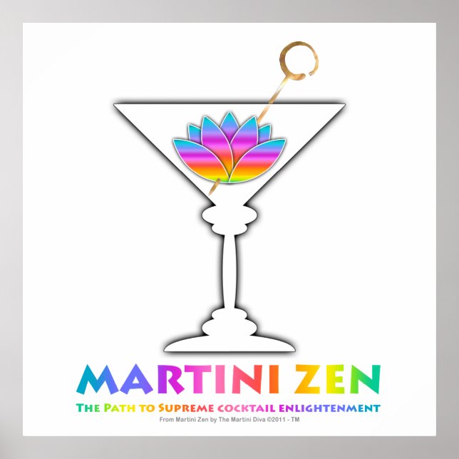 Affiches L'affiche du chemin vers l'illumination cocktail,  (Devant)