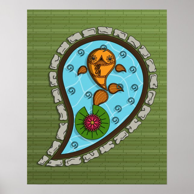 Affiches L'affiche du poisson rouge (Devant)