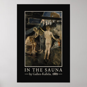 Affiches L'affiche du sauna de Gallen-Kallela
