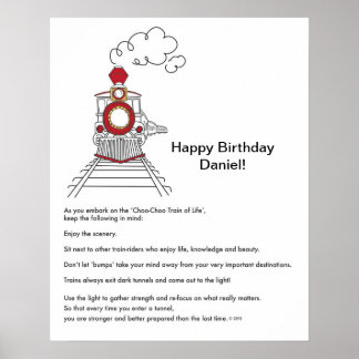 Affiches L'affiche du train de vie Choo-Choo