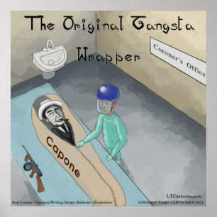 Affiches L'affiche funéraire d'Al Capone