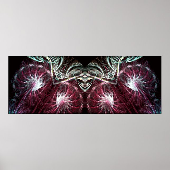 Affiches L'affiche Joker Fractal Art (Devant)