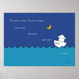 Affiches L'affiche LA LUNE EST HAUTE de Sandra Boynton