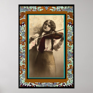 Affiches L'affiche violoniste