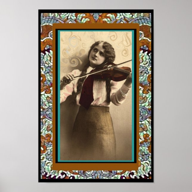 Affiches L'affiche violoniste (Devant)
