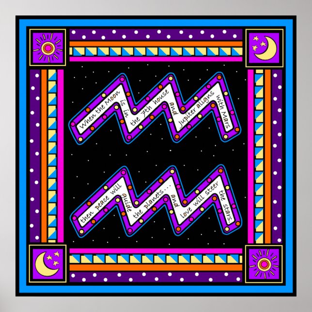 AFFICHES L'ÂGE D'AQUARIUS (Devant)