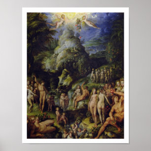 Affiches L'âge d'or, vers 1570 (huile sur panneau)