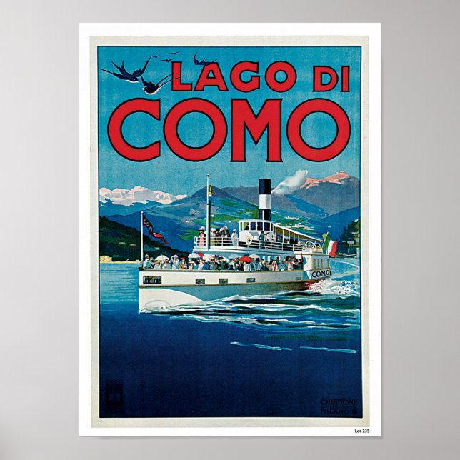 Affiches Lago di Como (Devant)