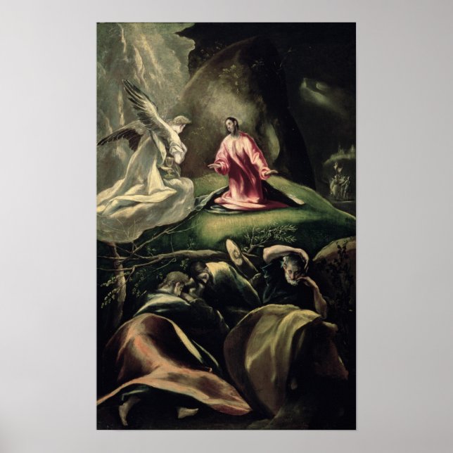 Affiches L'agonie dans le jardin (Devant)