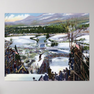 Affiches Lake Placid New York Olympic Ski Hill