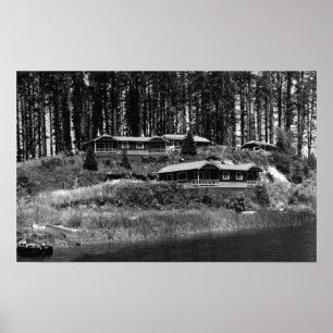 Affiches Lake Tahkenitch Resort Cabines sur la côte de l'Or