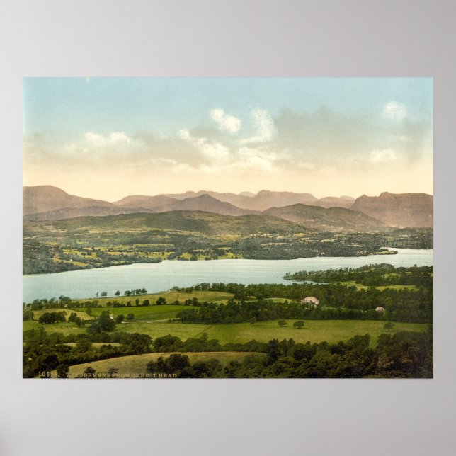 Affiches Lake Windermere I, Lake District, Cumbria, Anglete (Devant)