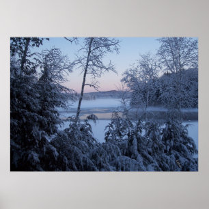 Affiches Lakeview Winter Frozen Photographie