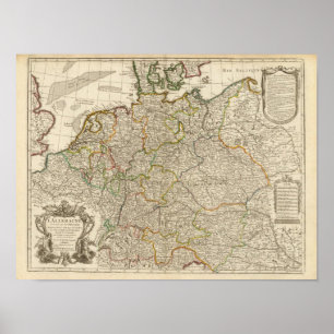 Affiches L'Allemagne, Autriche, l'Europe