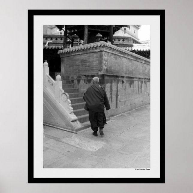 Affiches Lama Monk Imprimer (Devant)