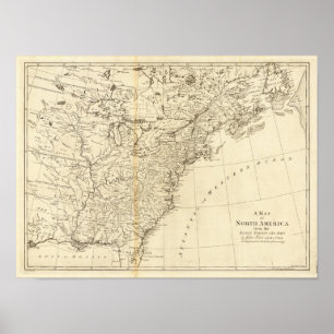 Affiches L'Amérique du Nord Blair, John 1779