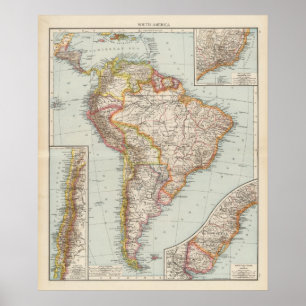 Affiches L'Amérique du Sud 2