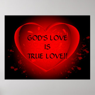 Affiches L'AMOUR DE DIEU EST L'AMOUR ISTRUE ! ! !... Affich