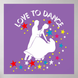 Affiches L'amour pour la danse