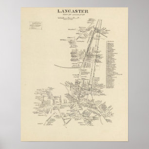 Affiches Lancaster, town of Lancaster