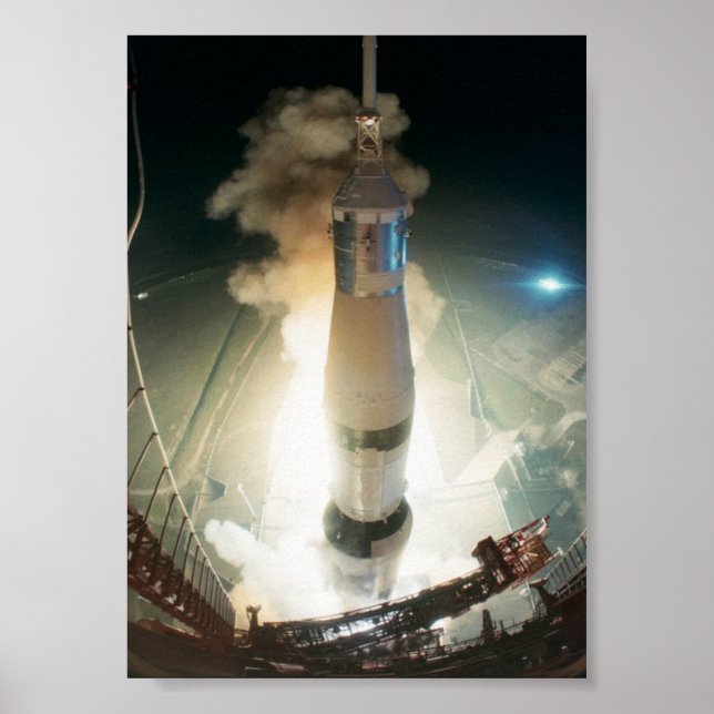 Affiches Lancement d'Apollo 17 (Devant)