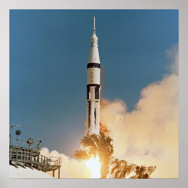 Affiches Lancement d'Apollo 7 (Devant)