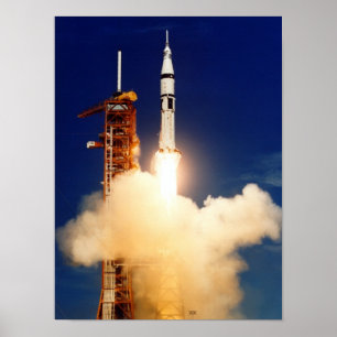 Affiches Lancement d'Apollo (Projet de test Apollo-Soyuz)