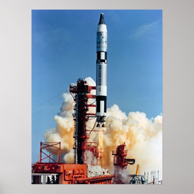 Affiches Lancement de Gemini 5 (Devant)