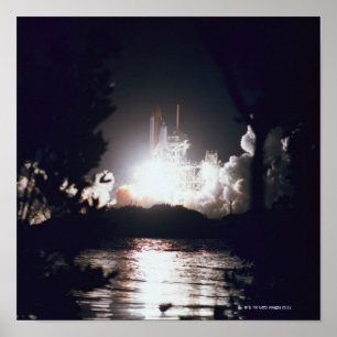 Affiches Lancement de la navette spatiale