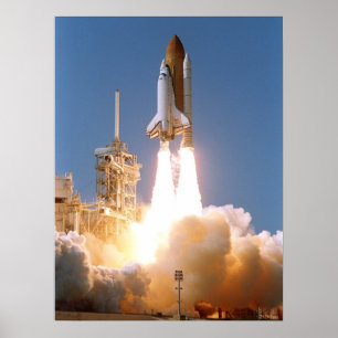 Affiches Lancement de la navette spatiale Atlantis (STS-112