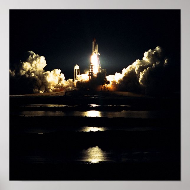 Affiches Lancement de la navette spatiale Atlantis (STS-86) (Devant)
