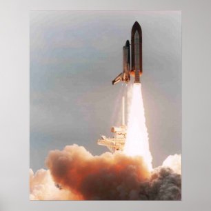 Affiches Lancement de la navette spatiale Columbia (STS-75)