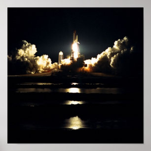 Affiches Lancement de navette spatiale l'Atlantide (STS-86)