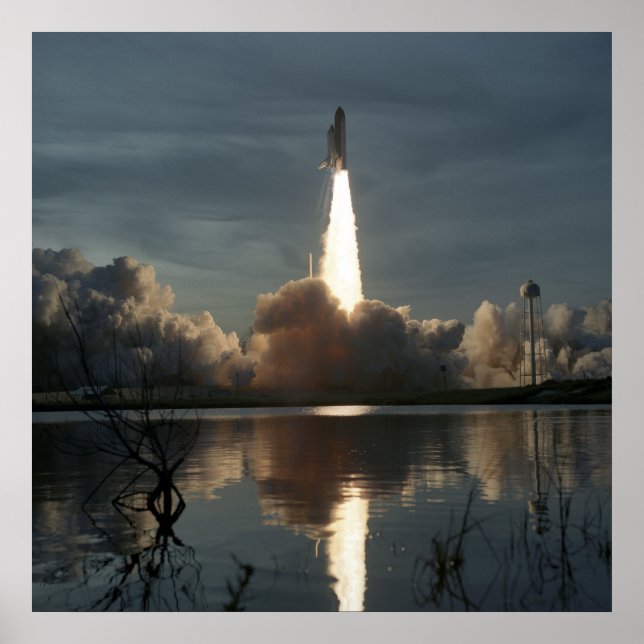 Affiches Lancement de Space Shuttle Discovery (STS-48) (Devant)