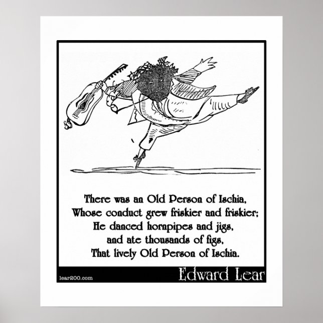 Affiches L'ancienne personne d'Ischia Limerick d'Edward Lea (Devant)